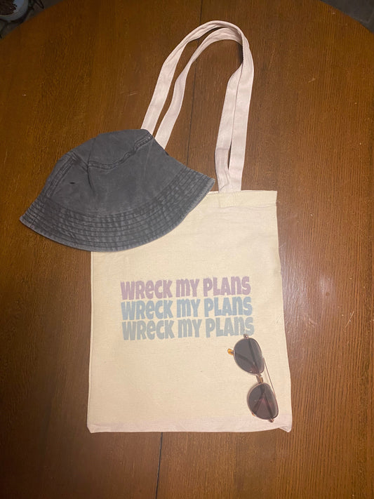 Wreck My Plans Totebag