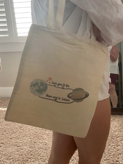 Love You to the Moon Totebag