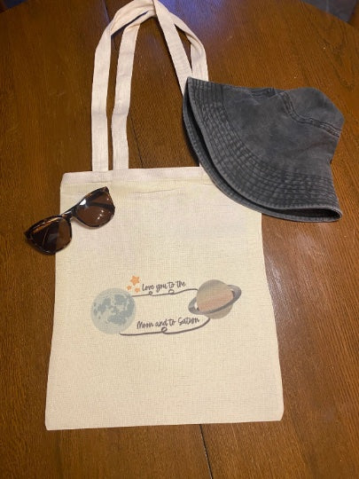 Love You to the Moon Totebag