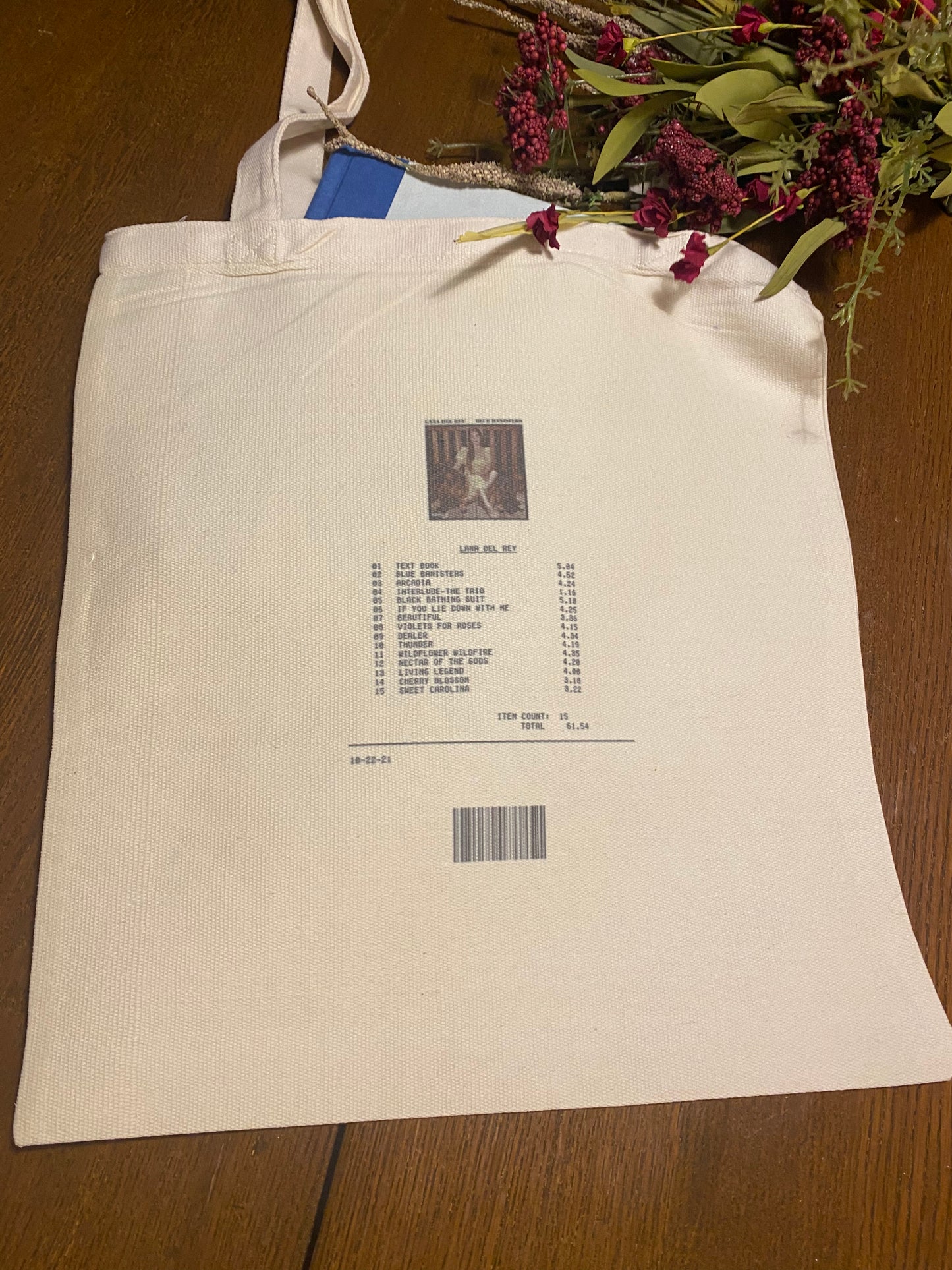 Blue Banister Receipt Totebag