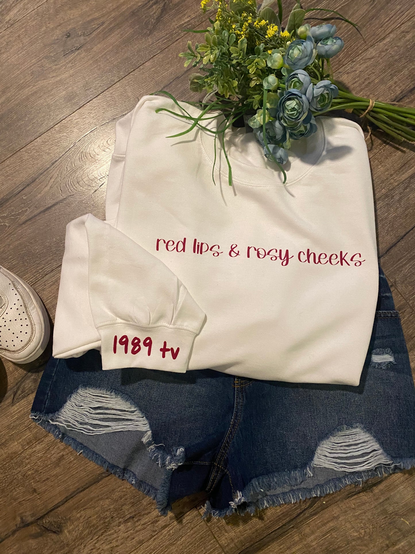 Red Lips & Rosy Cheeks Sweatshirt