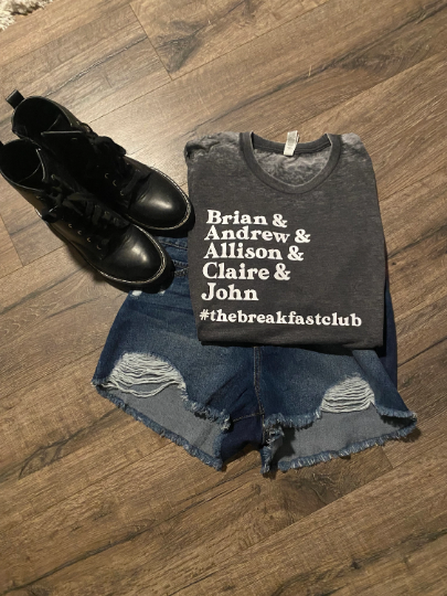 Breakfast Club Name Tee