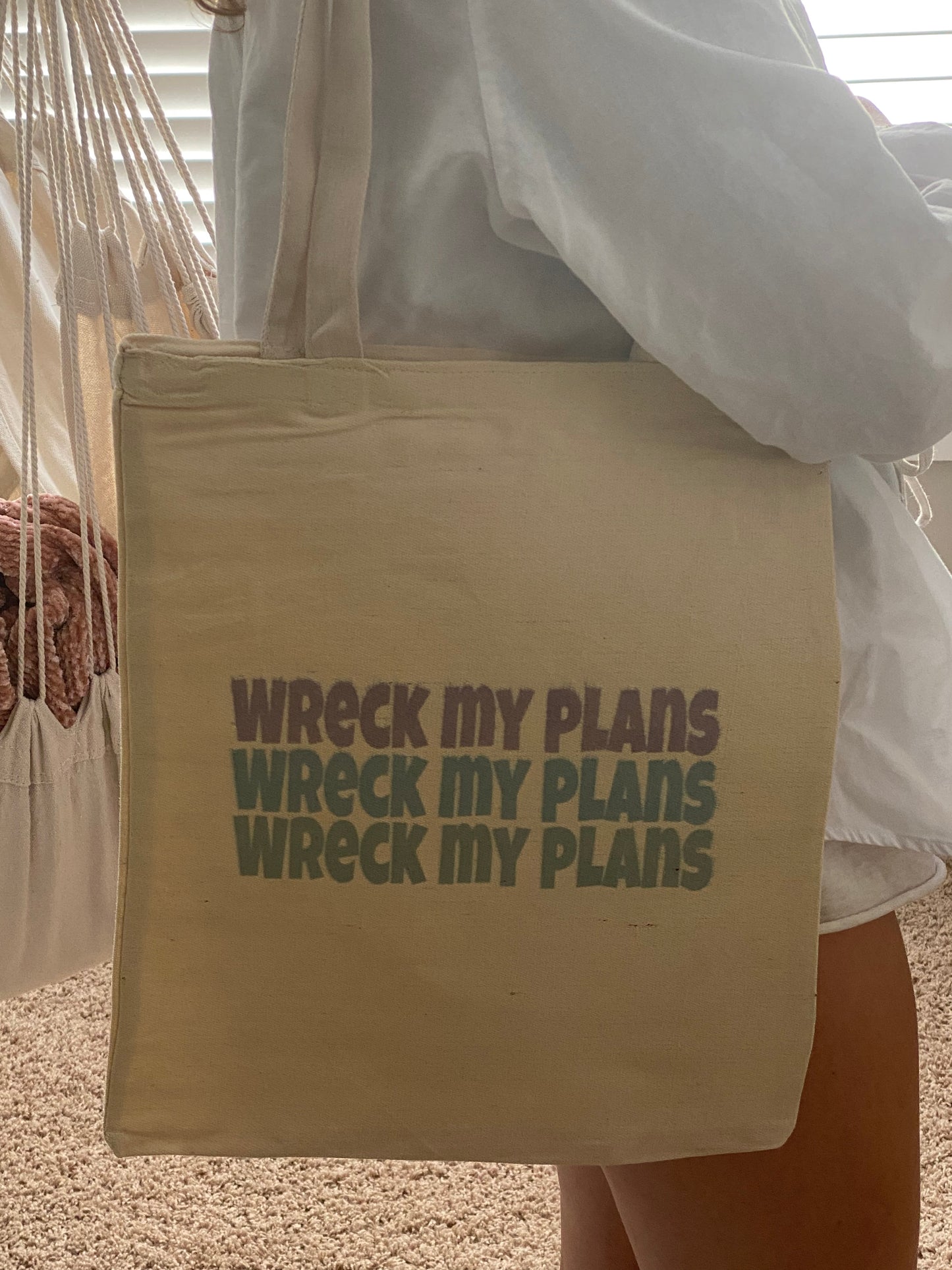 Wreck My Plans Totebag