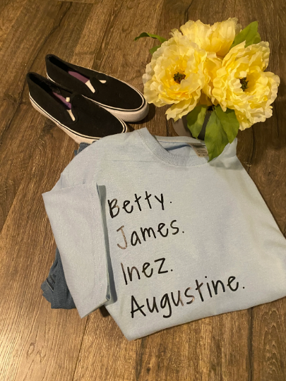 Betty, James, Inez and Augustine Tshirt