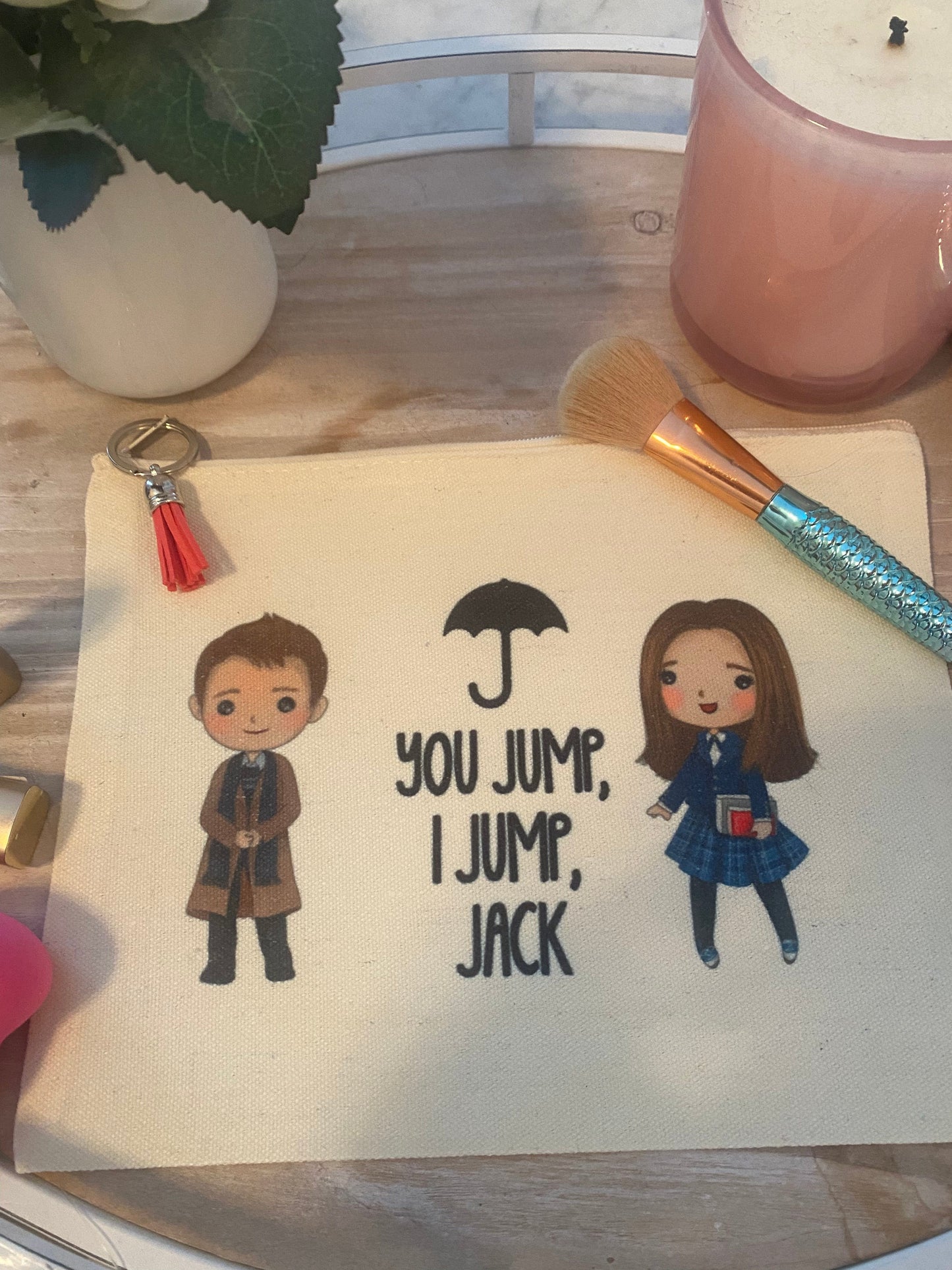 You Jump I Jump Jack Makeup Bag