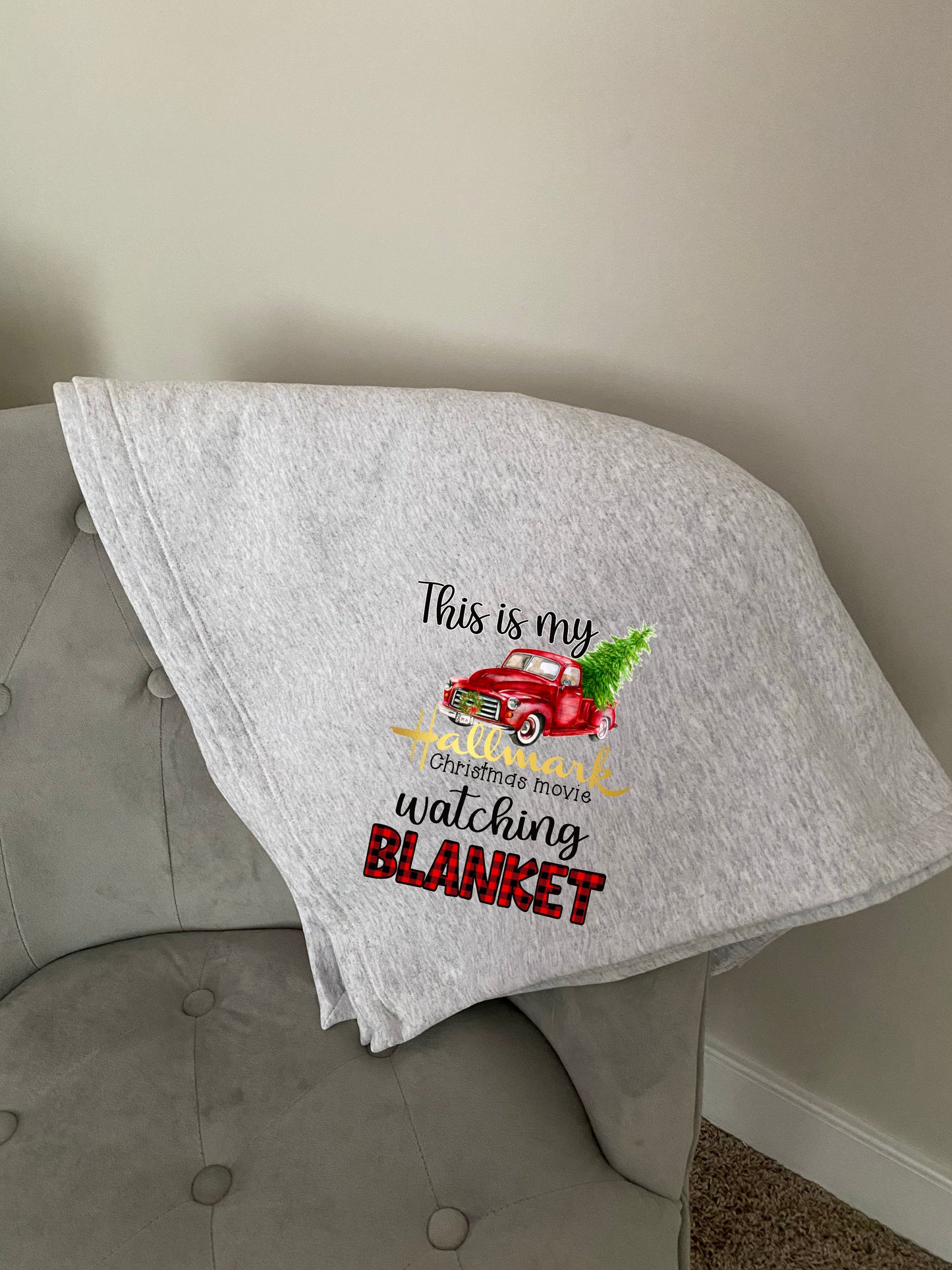 Hallmark Christmas Movie Watching Blanket