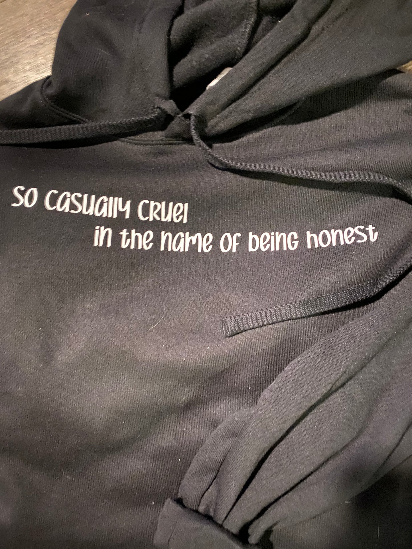 So Casually Cruel Cropped Hoodie