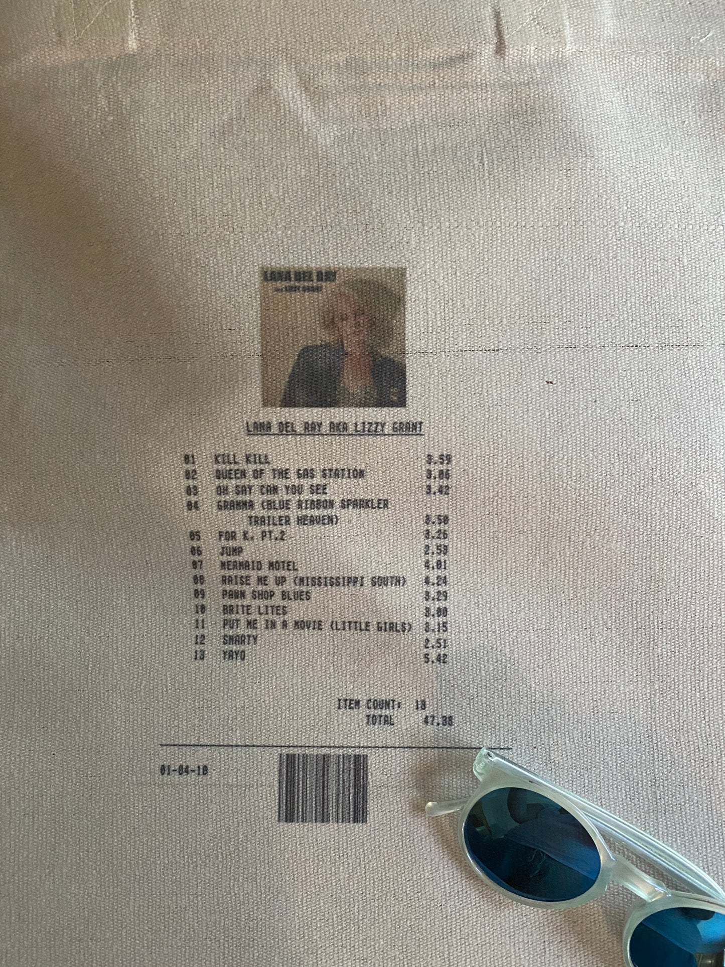 Lizzy Grant Receipt Totebag