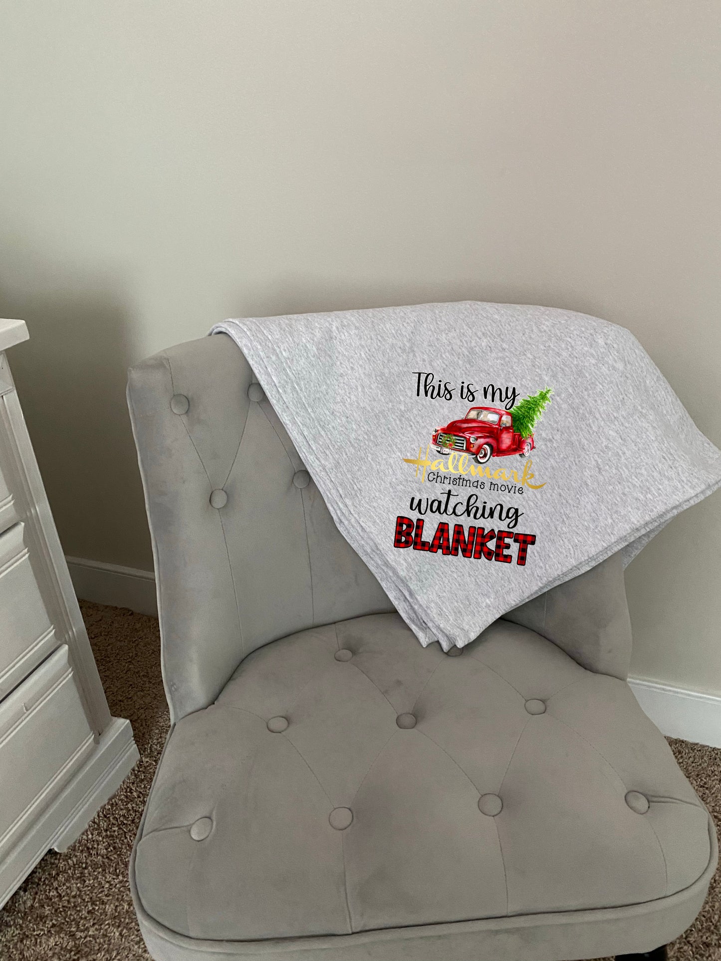 Hallmark Christmas Movie Watching Blanket