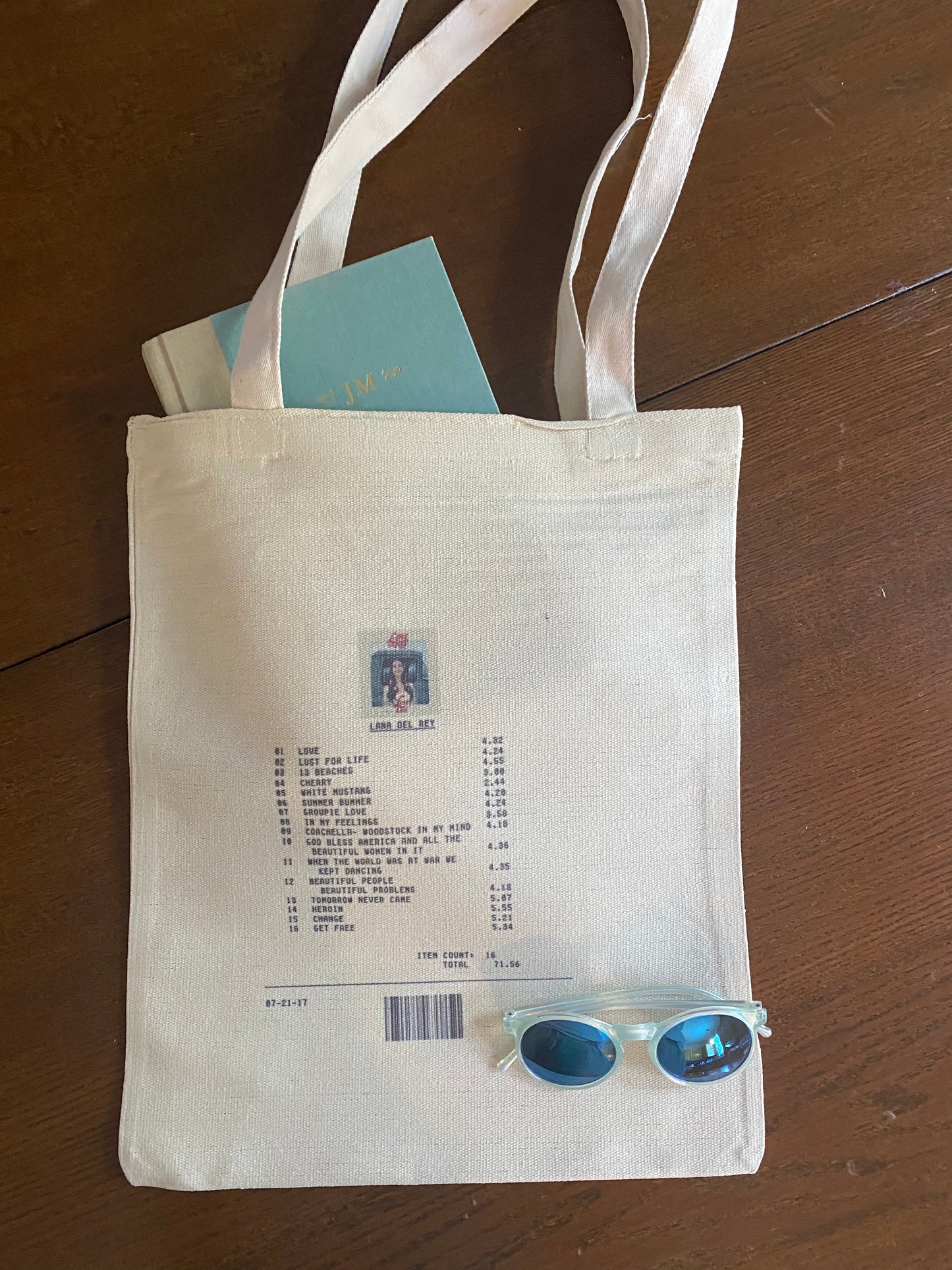 Lust for Life Album Receipt Totebag