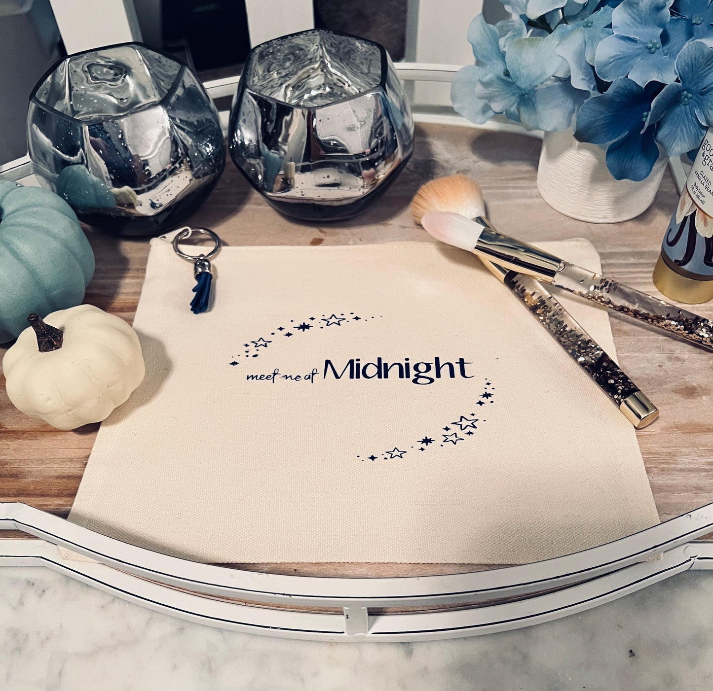 Meet Me at Midnight Makeup Bag