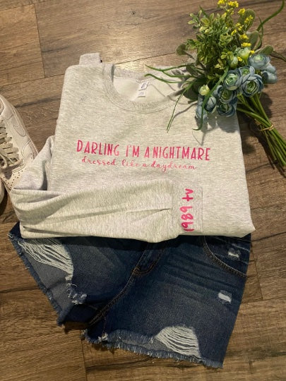 Darling I’m a Nightmare Crewneck